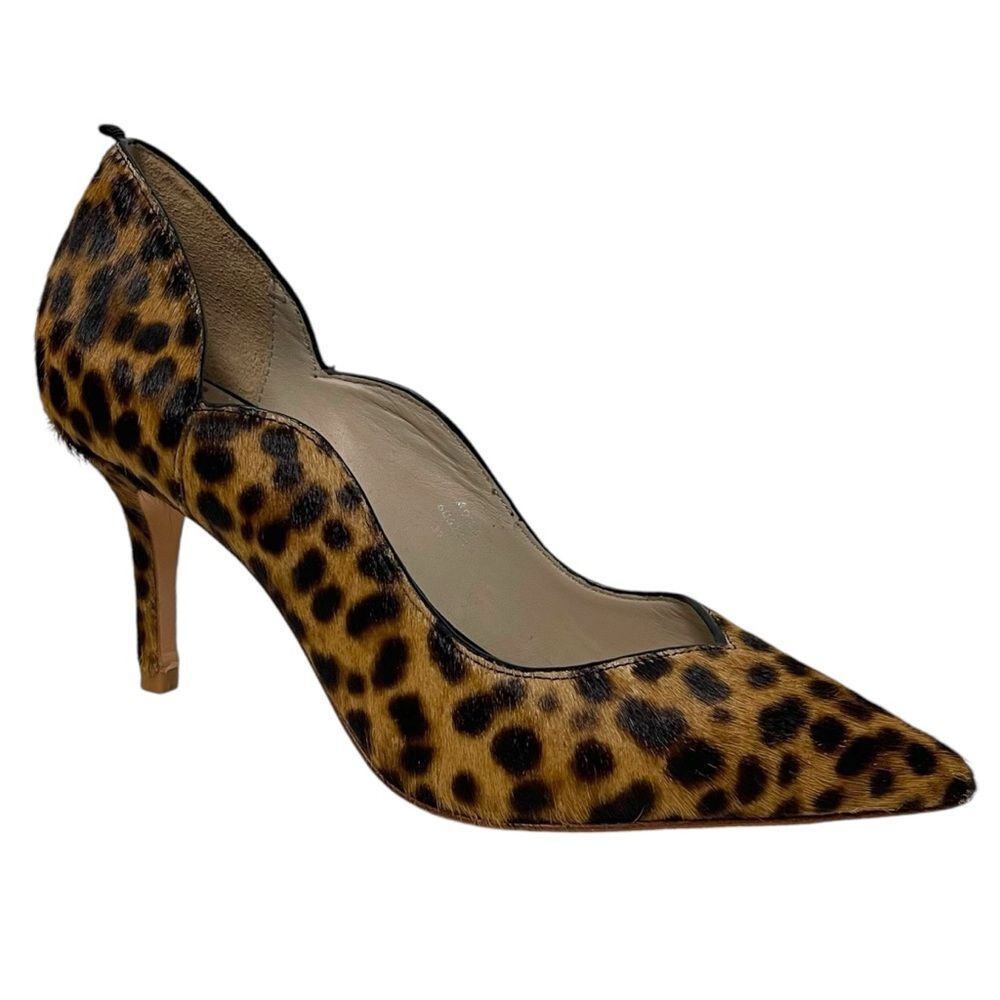 NWOB BODEN Animal Print Calf Hair Pumps 37